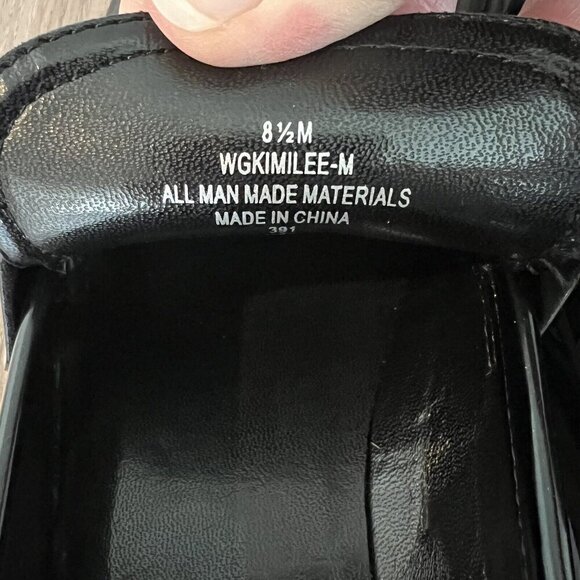 Guess Kimilee Platform Chunky Black Loafer Y2K Grunge Size 8.5 - Picture 8 of 9